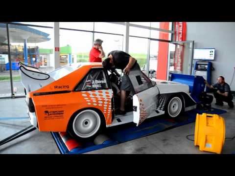 Audi Beresia jr na hamowni Audi Beresia jr na hamowni