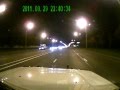 Car Almost Rolls Over After Being Rear Ended