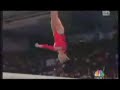 Alicia Sacramone without falling to the floor Alicia Sacramone without falling to the floor