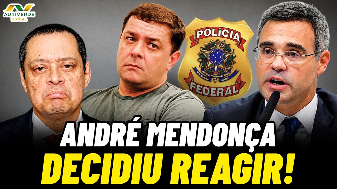 André Mendonça perde a paciência e parte pra cima após reação da cúpula da PF!