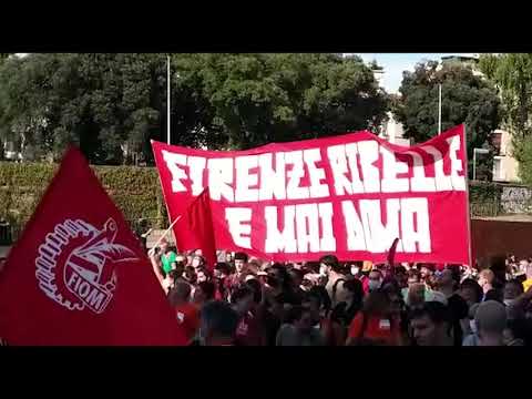 In 15mila a Firenze per i 422 licenziati da Gkn - VIDEO