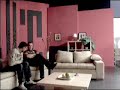 tv pink great host rabija and tinka milinovic relaxing and chatting during an intermezzo break in live tv show balkan net in banja luka studio.