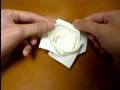 origami rose kitchen papertowel