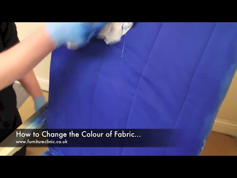 how to dye upholstery fabric
