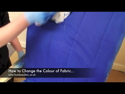 how to dye upholstered fabric