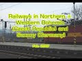 Trains in the Czech Republic and Germany Railway Railroad České dráhy ČD vlak Železnice rychlíku vlaky
