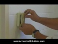Acoustic Wall Panel Cutout