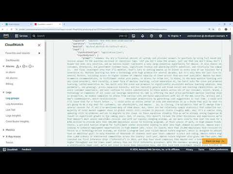 Invocation Logging Follow Along with Amazon Bedrock - AWS AI Practitioner AIF-C01