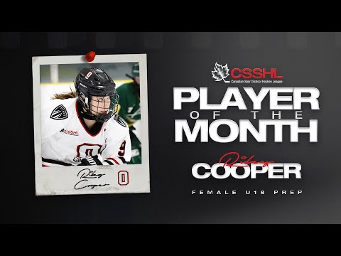 Riley Cooper | Female U18 Prep Player of the Month