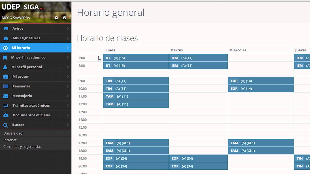 Tutorial: nueva interfaz del SIGA