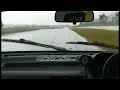 Daihatsu Charade GTTI track day in car footage.