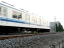 2008年7月15日撮影。一時停止で確認が出来ますが、最近になって外幌が取り付けられました。昭和38年製の8101Fですが、今後数年は安泰かと思います。