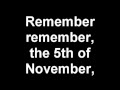 YouTube Remember remember the 5th of November mirror