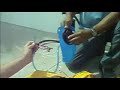 Kiteboarding: How to Kiteboard: Repairs: Installing strut #2