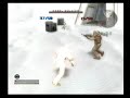 wampas own the rebels in a hunt on hoth.
note:comic book captions as wampa is turned on.
song: headstrong by trapt