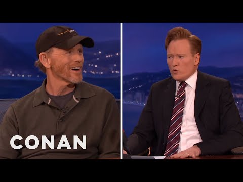 sing - One of Ron's first big roles was in the movie musical, which moves Conan to sing some of