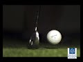 Golf impacts - Slow motion video Golf impacts - Slow motion video