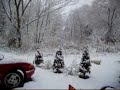 Snow falling