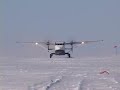 Shorts Skyvan (SC-7) takeoff from ice strip