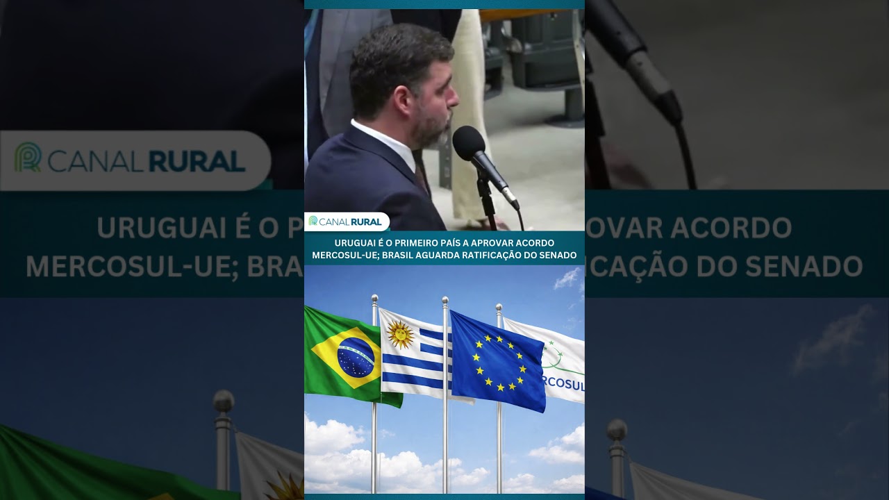 Uruguai é o primeiro país a aprovar acordo Mercosul-UE; Brasil aguarda ratificação do Senado
