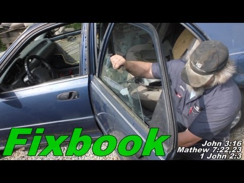 Door Window Remove & Replace “How to” Honda Civic