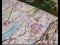 Jukola 2006 map in Google Earth with Matthias Merz route