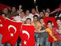 Turkse supporters Genk centrum Turkse supporters Genk centrum