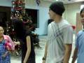 videos de KIM and GERALD with the elderlies @ Golden Acres bts1  (12-13-08)