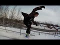 Click here to watch this video Snowboarder Zac Marben Minds The Moose In Alaska