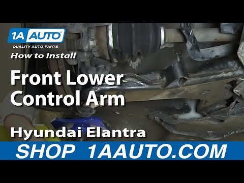 How To Install Replace Front Lower Control Arm 2001-06 Hyundai Elantra