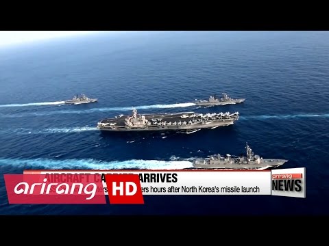 USS Carl Vinson enters Korean waters hours after North Korea's missile launch