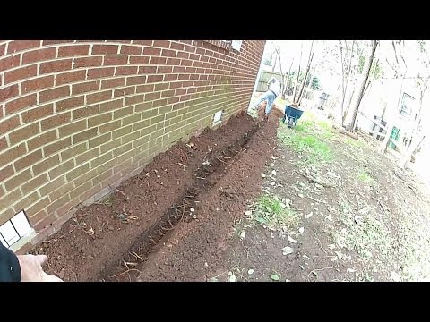 how to install a french drain