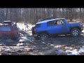 Breaking in the new FJ Cruiser offroading