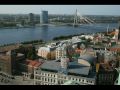 View of the City of Riga, Latvia from Saint Peter's Church Tower