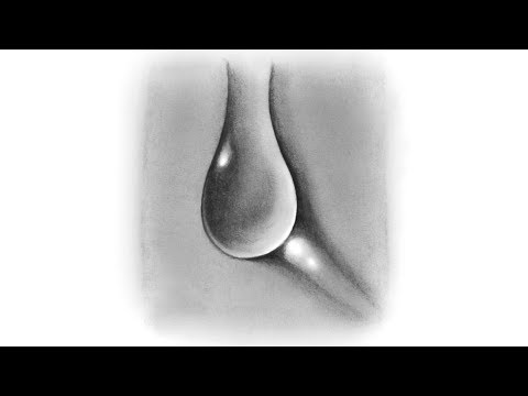 how to draw water drops