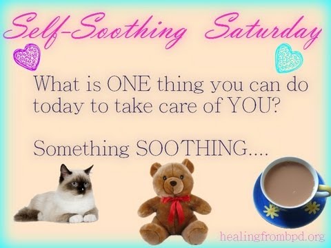 how to self soothe bpd