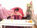 Scottish Girl Opts for Fruits. A surrealistic performance.