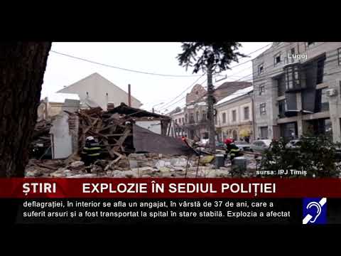 Explozie în sediul Poliției Lugoj