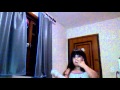 Luiza jogando Wii