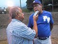 entrevista con el dirigente del equipo nacional juvenil  de puerto rico