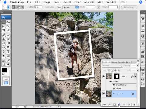 Learn Photoshop - How to place an image within itself - YouTube
