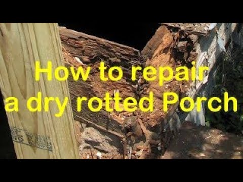 how to repair dry rot