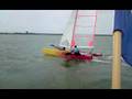 Catamaran going crazy