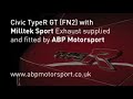 Civic Type R (FN2) with Milltek Sport Exhuast