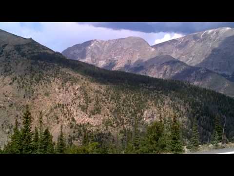 Crazy scary car ride in Rocky Mountain National Park, Colorado