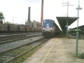 Amtrak Crescent#20 departing Birmingham at 2:41 p.m. 8--8-09