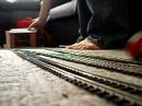 Pendo and 04 shunter model railway with scenary