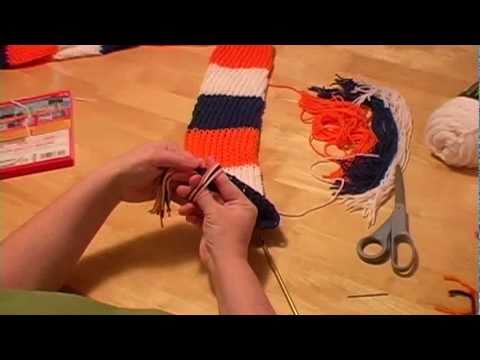 how to cast off knitting a scarf