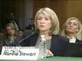 Martha Testifies Before Senate