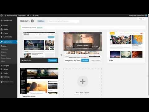 how to download wordpress themes
